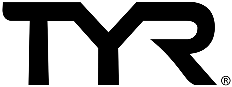 Black 'TYR' logo on a white background