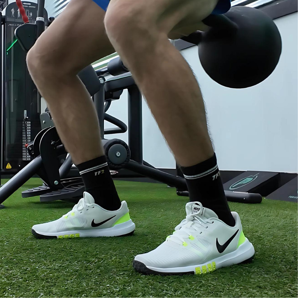 That Fit Friend Black Crew Workout Sock During Dynamic Workouts